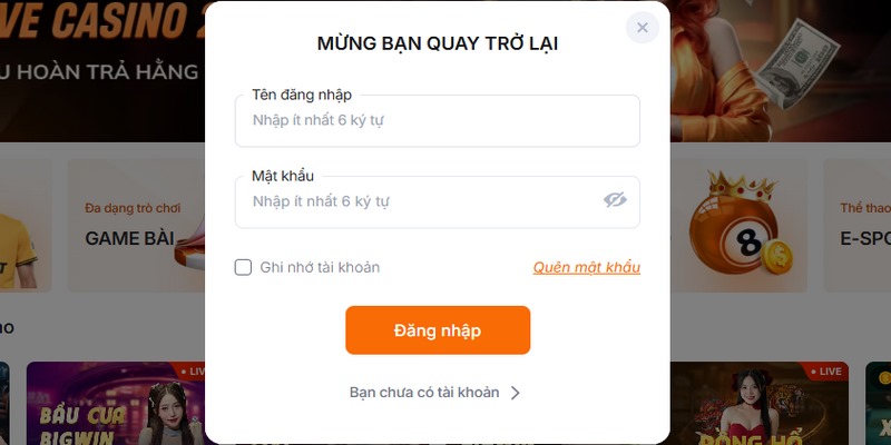 Đăng nhập va88 theo 4 bước với quy trình rõ ràng, dễ hiểu