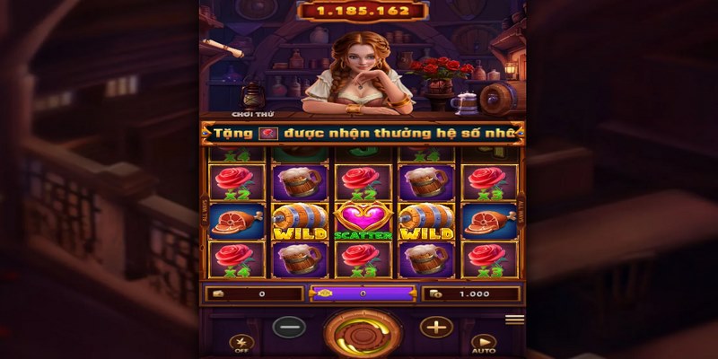 Đóa hồng tình yêu là game quay thưởng rất thú vị