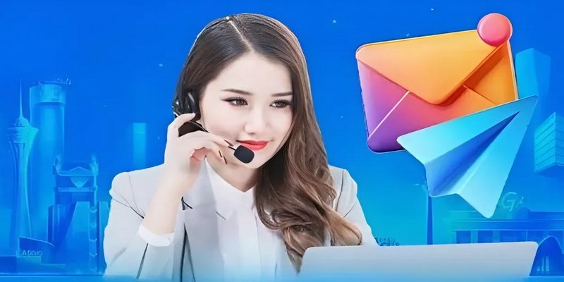 Dùng email có thể kết nối với bộ phận chăm sóc khách hàng của va88