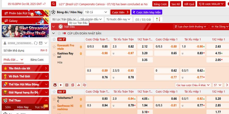 SABA là sảnh cược thể thao thu hút nhiều người chơi nhất tại va88