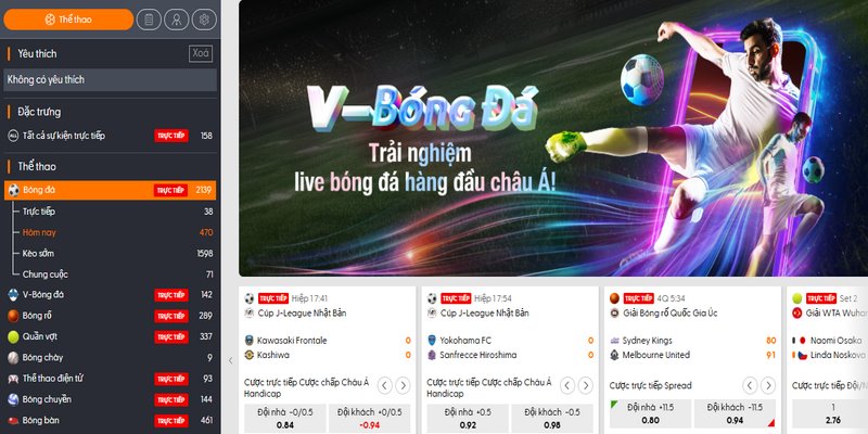 Thể thao BTI tại va88 cung cấp bảng kèo của đa dạng bộ môn thi đấu